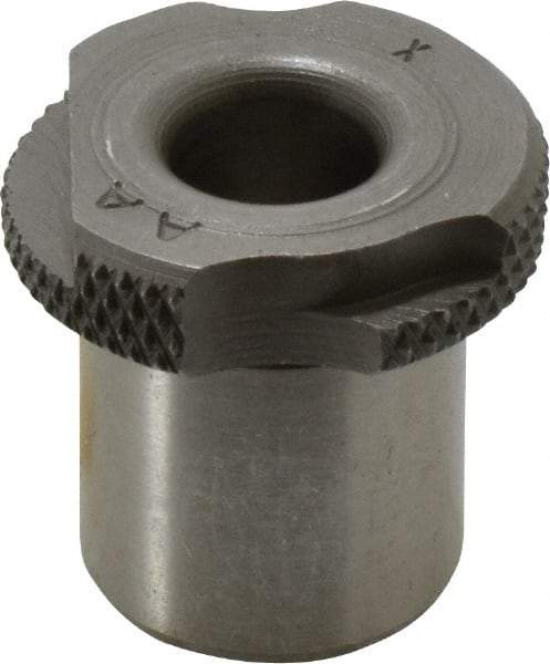 Value Collection - Type SF, Letter X Inside Diam, Head, Slip Fixed Drill Bushing - 3/4" Body Outside Diam, 3/4" Length Under Head, Steel, LS-1 Compatible - Benchmark Tooling