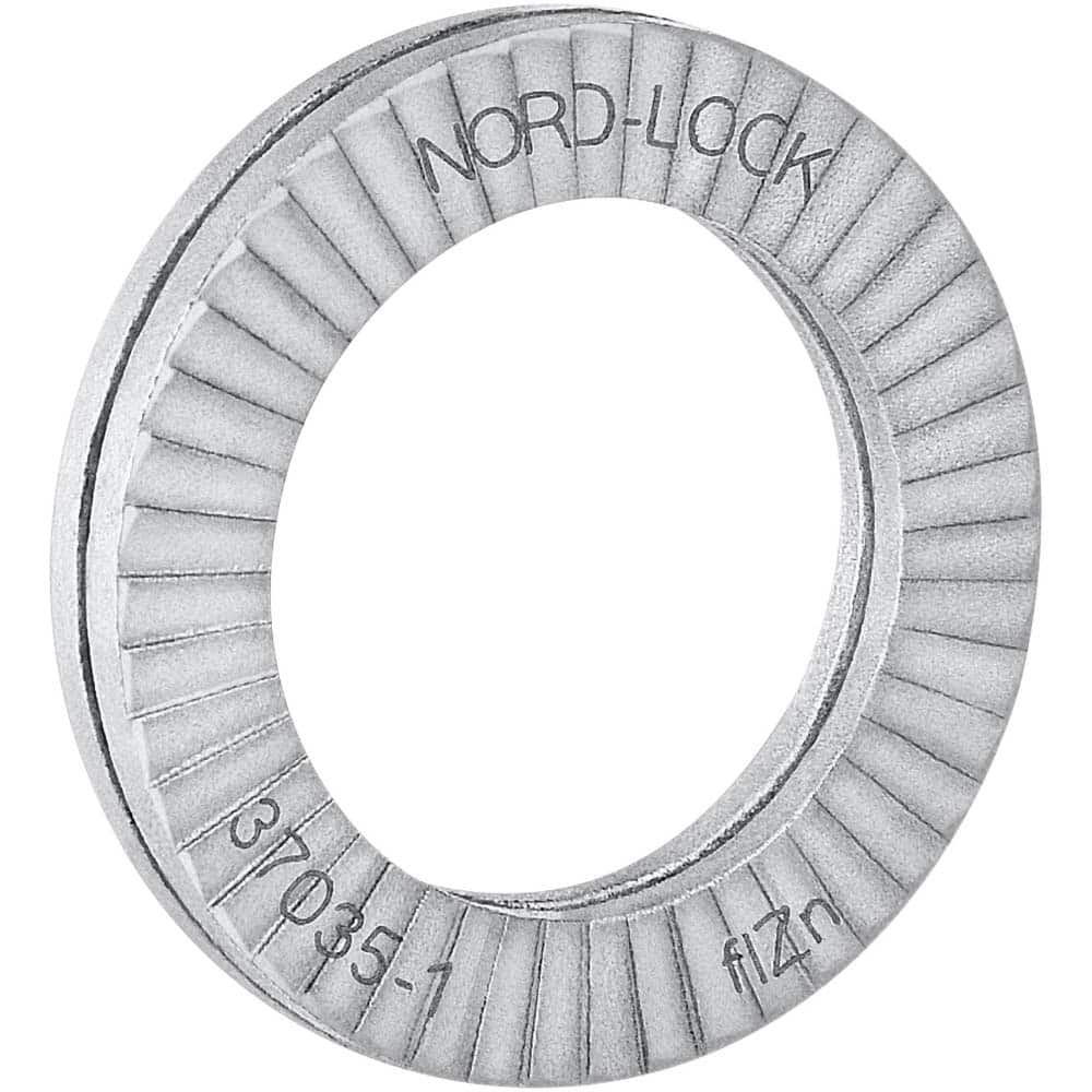 Nord-Lock - 7/16" Screw, Steel Wedge Lock Washer - Benchmark Tooling