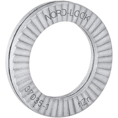 Nord-Lock - 7/16" Screw, Steel Wedge Lock Washer - Benchmark Tooling