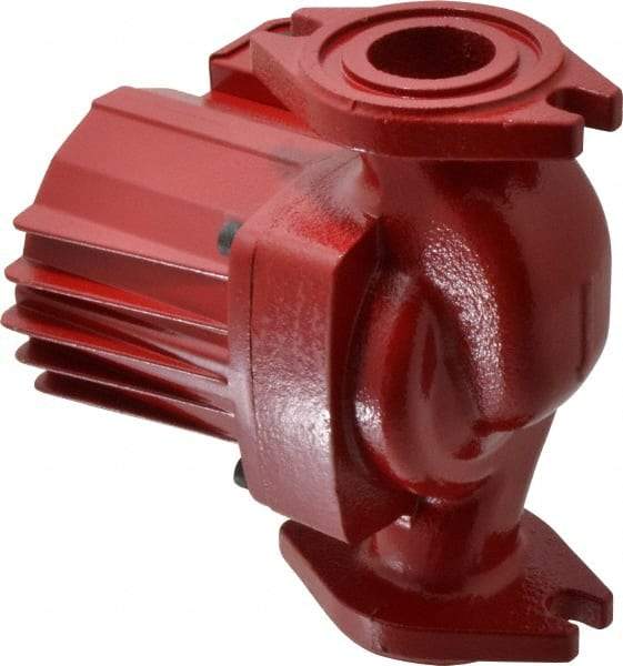 Bell & Gossett - 1/15 hp, 6-3/16" Long, 1 Phase, Cast Iron Housing, Noryl Impeller, Inline Circulator Pump - 115 Volt, 60 Hz, 6-3/8" Flange Width, Bell & Gossett Part No. 103350, 150 Max psi, ODP Motor - Benchmark Tooling