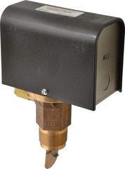 McDonnell & Miller - 300 psi, Brass Housing, General Purpose Flow Switch - 7.7 Flow Set Point, 4.8 to 998 GPM - Benchmark Tooling