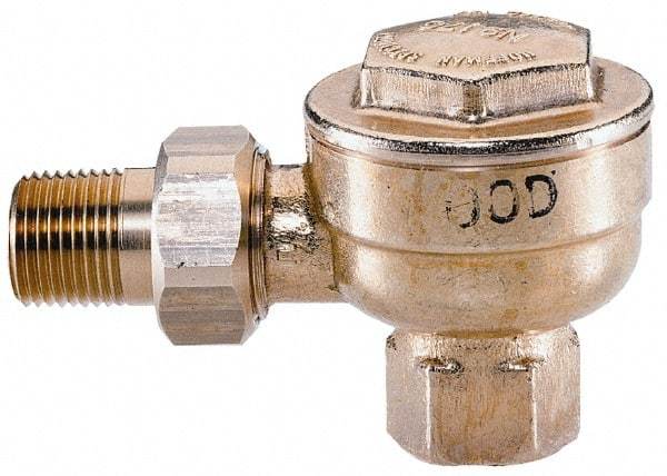 Hoffman Speciality - 1/2 Male" Pipe, Brass Thermostatic Steam Trap - 25 Max psi - Benchmark Tooling