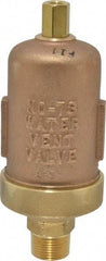 Hoffman Speciality - 1/8" Inlet, 3/4" Outlet, 150 Max psi, Cast Brass Water Vent - 450 Max Hydrostatic psi, 250°F Max - Benchmark Tooling