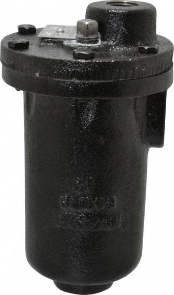 Hoffman Speciality - 3/4" NPT Inlet, 1/2" NPT Outlet, 250 Max psi, Cast Iron Water Vent - 350 Max Hydrostatic psi, 300°F Max - Benchmark Tooling