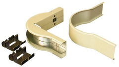 Wiremold - 2 Inch Wide, Raceway Elbow End - 90°, Ivory, For Use with Wiremold 2400 Series Raceways, (2) Couplings - Benchmark Tooling