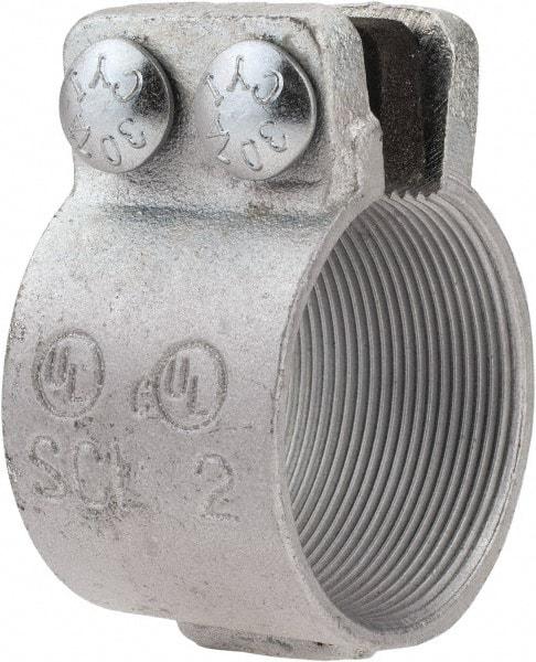 Thomas & Betts - 2" Trade, Malleable Iron Threaded Rigid/Intermediate (IMC) Conduit Coupling - Noninsulated - Benchmark Tooling