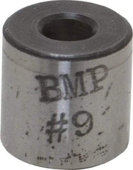 Value Collection - Type P, No. 9 Inside Diam, Headless, Press Fit Drill Bushing - 1/2" Body Outside Diam, 1/2" OAL, Steel - Benchmark Tooling