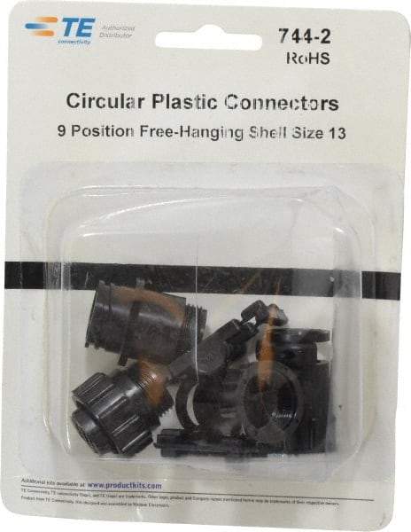 Tyco/Amp - Panel Mount Plug and Receptacle Kit - 13 to 9 AWG Compatible Wire Size - Benchmark Tooling