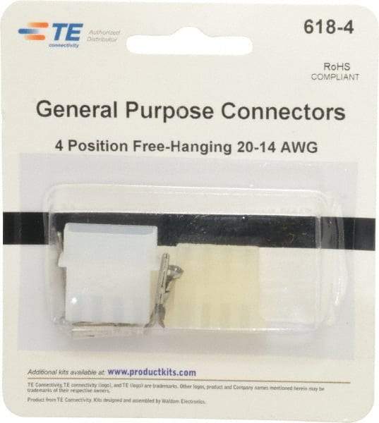 Tyco/Amp - Free Hanging Connector Kit - 20 to 14 AWG Compatible Wire Size - Benchmark Tooling