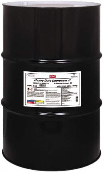 CRC - 55 Gal Drum Cleaner/Degreaser - Liquid, Petroleum Distillate & Nonchlorinated, Unscented - Benchmark Tooling