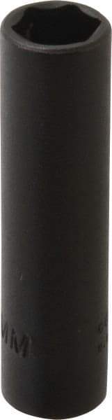 Proto - 1/4" Drive 9mm Deep Impact Socket - 6 Points, 2" OAL - Benchmark Tooling