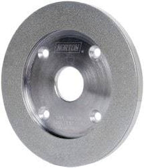 Norton - 6" Diam, 1-1/4" Hole Size, 7/16" Overall Thickness, 200 Grit, Type 6 Tool & Cutter Grinding Wheel - Very Fine Grade, Diamond - Benchmark Tooling