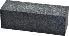 Made in USA - 6" Long x 2" Wide x 2" Thick, Silicon Carbide Sharpening Stone - Plain Rectangle, 24 Grit, Very Coarse Grade - Benchmark Tooling