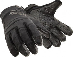 HexArmor - Size XS (6), ANSI Cut Lvl A9, Puncture Lvl 2, Silicone Rubber Coated SuperFabric Cut & Puncture Resistant Gloves - Palm Coated, SuperFabric Lining, Hook & Loop Cuff, Gray, Paired - Benchmark Tooling