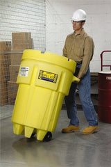 Enpac - Overpack & Salvage Drums Type: Salvage Drum w/Wheels Total Capacity (Gal.): 50.00 - Benchmark Tooling