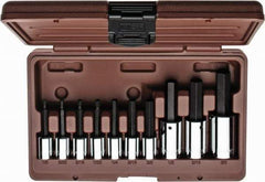 Paramount - 10 Piece 3/8 & 1/2" Drive Inch Hex Bit Socket Set - 1/8 to 5/8" Hex - Benchmark Tooling