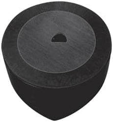 Kyocera - RCGX102 T04015 Grade A65 Ceramic Turning Insert - Al2O3/TiC Finish, Round, 1/4" Inscr Circle, 0.18 Thick - Benchmark Tooling