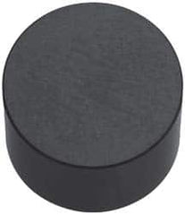 Kyocera - RNG43 T00825 Grade A65 Ceramic Turning Insert - Al2O3/TiC Finish, Round, 1/2" Inscr Circle, 3/16" Thick - Benchmark Tooling