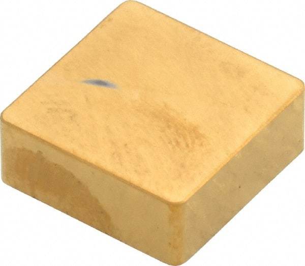 Hertel - SNG432 T00625 Grade HP610CA Ceramic Turning Insert - TiN Finish, 90° Square, 1/2" Inscr Circle, 3/16" Thick, 1/32" Corner Radius - Benchmark Tooling