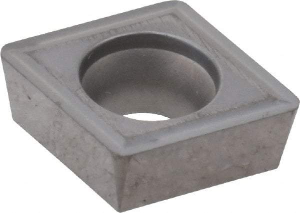 Hertel - CPGT32.52 Grade HT115CR Cermet Turning Insert - Uncoated, 80° Diamond, 3/8" Inscr Circle, 5/32" Thick, 1/32" Corner Radius - Benchmark Tooling