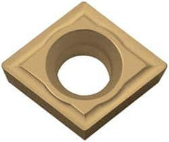 Kyocera - CPMH2.51.51 Grade TN60 Cermet Turning Insert - TiCN/NbC Finish, 80° Diamond, 5/16" Inscr Circle, 3/32" Thick, 1/64" Corner Radius - Benchmark Tooling