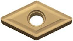 Kyocera - DNMG432 Grade TN60 Cermet Turning Insert - TiCN/NbC Finish, 55° Diamond, 1/2" Inscr Circle, 3/16" Thick, 1/32" Corner Radius - Benchmark Tooling