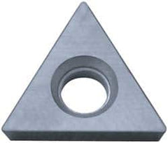 Kyocera - TPGB1.51.51 Grade TN60 Cermet Turning Insert - TiCN/NbC Finish, 60° Triangle, 3/16" Inscr Circle, 3/32" Thick, 1/64" Corner Radius - Benchmark Tooling