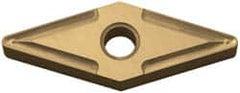 Kyocera - VNMG332 GP Grade PV90 Cermet Turning Insert - TiN Finish, 35° Diamond, 3/8" Inscr Circle, 3/16" Thick, 1/32" Corner Radius - Benchmark Tooling
