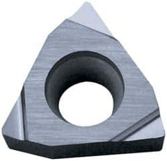 Kyocera - WBGT1.211 F Grade TN60 Cermet Turning Insert - TiCN/NbC Finish, 80° Trigon, 5/32" Inscr Circle, 1/16" Thick, 1/64" Corner Radius - Benchmark Tooling