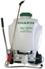 Chapin - 4 Gal Garden Backpack Sprayer - Reinforced Hose, Polyethylene Tank, For Industrial Applications - Benchmark Tooling