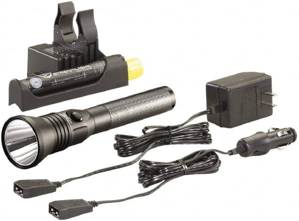 Streamlight - White LED Bulb, 740 Lumens, Industrial/Tactical Flashlight - Black Aluminum Body, 1 AA NiMH Battery Included - Benchmark Tooling