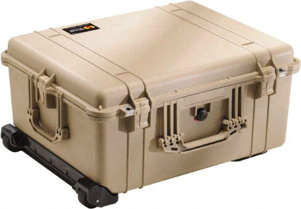 Pelican Products, Inc. - 19-11/16" Wide x 11-7/8" High, Clamshell Hard Case - Tan, Polyethylene - Benchmark Tooling