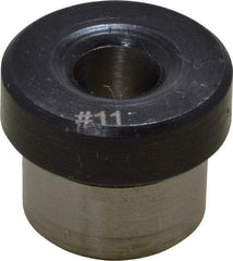 Value Collection - Type H, No. 11 Inside Diam, Head, Press Fit Drill Bushing - 13/32" Body Outside Diam, 1/4" Length Under Head, Steel - Benchmark Tooling