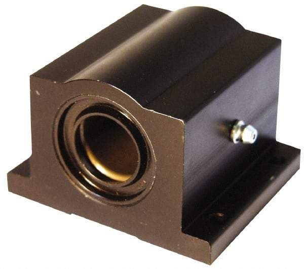 L.M76 - 0.5005" Inside Diam, Closed Single Pillow Block Linear Bearing - 2" Overall Width - Benchmark Tooling