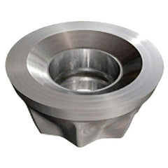 Iscar - R90CW1205 T Grade IC908 Carbide Milling Insert - TiAlN Finish, 0.1969" Thick, 12mm Inscribed Circle - Benchmark Tooling