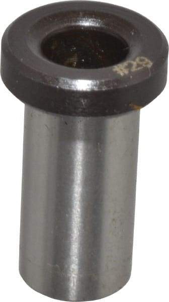 Value Collection - Type H, No. 29 Inside Diam, Head, Press Fit Drill Bushing - 1/4" Body Outside Diam, 1/2" Length Under Head, Steel - Benchmark Tooling