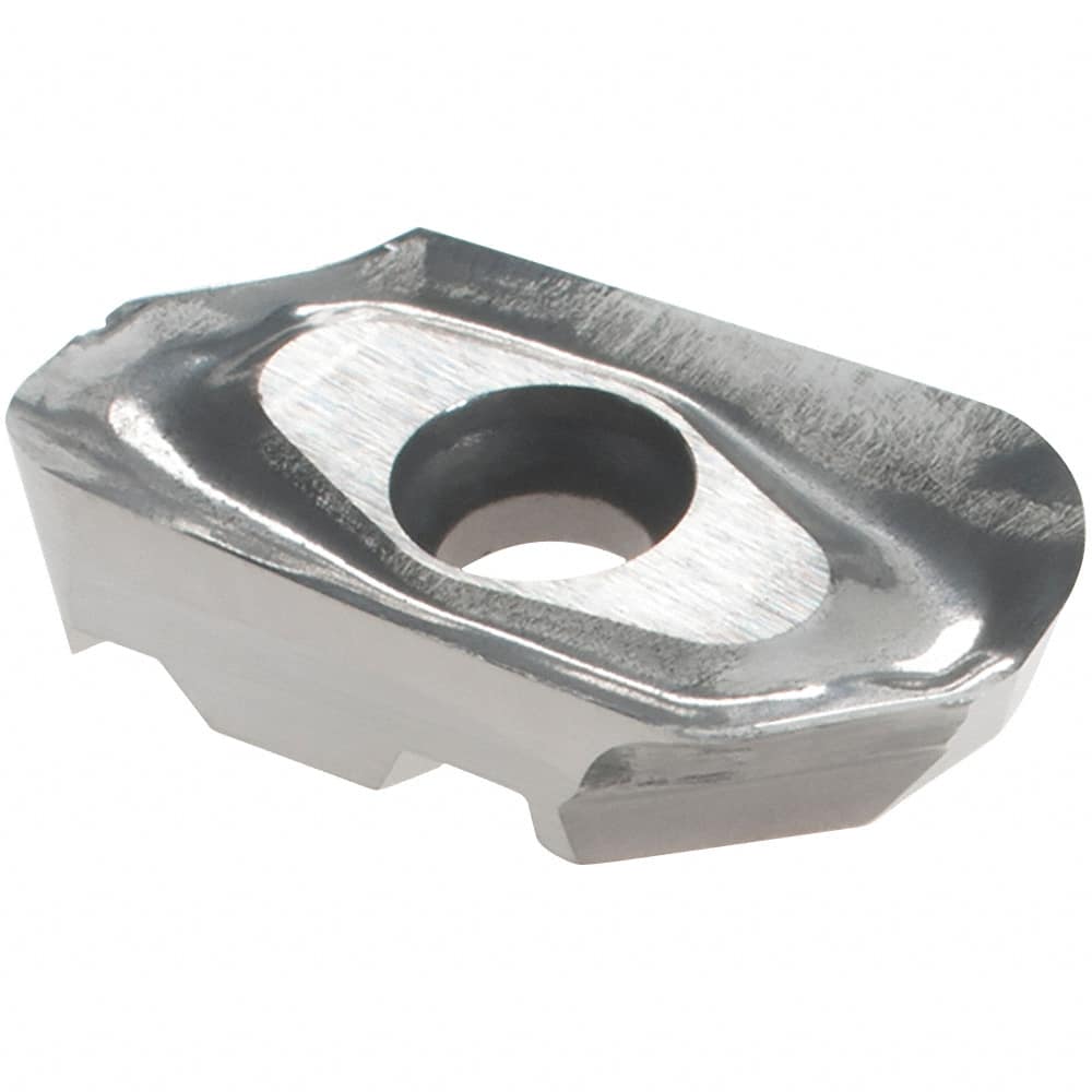 Iscar - HM90 AXCR150532 P Grade IC28 Carbide Milling Insert - Uncoated, 0.1969" Thick, 3.2mm Corner Radius - Benchmark Tooling