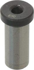 Value Collection - Type H, No. 30 Inside Diam, Head, Press Fit Drill Bushing - 5/16" Body Outside Diam, 3/4" Length Under Head, Steel - Benchmark Tooling