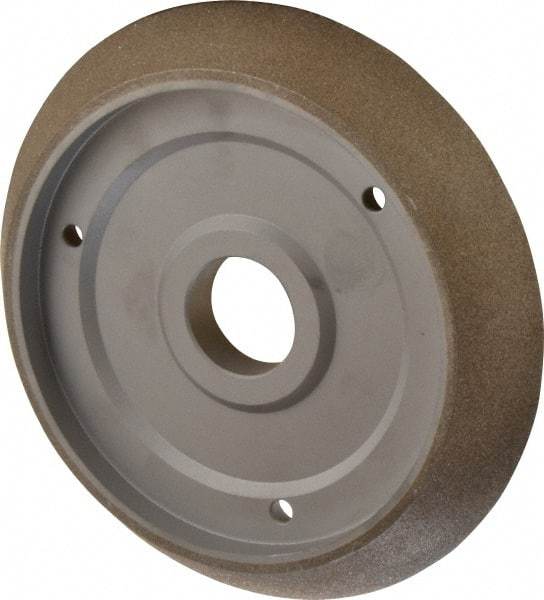 Darex - 6-1/2" Diam, 180 Grit, Type 12 Tool & Cutter Grinding Wheel - Medium Grade, CBN - Benchmark Tooling