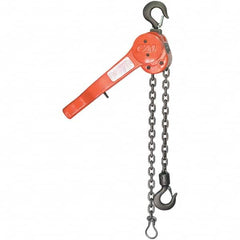 CM - 1,500 Lb Capacity, 20' Lift Height, Chain Manual Lever Hoist - Benchmark Tooling