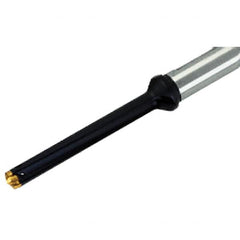 Iscar - 12 to 12.9mm Diam, 8xD, 96mm Max Depth, 16mm Shank Diam, 160.3mm OAL, Replaceable Tip Drill - IDI-SG, IDI-SK Insert, 12 Seat Size, DCM Toolholder, Series ChamDrill - Benchmark Tooling