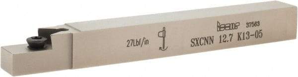 Iscar - XNUW 1305, SXCN External Neutral Indexable Profiling Toolholder - 1/2" Shank Height x 1/2" Shank Width, 4-1/2" Long - Benchmark Tooling