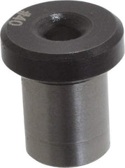 Value Collection - Type H, No. 40 Inside Diam, Head, Press Fit Drill Bushing - 1/4" Body Outside Diam, 5/16" Length Under Head, Steel - Benchmark Tooling