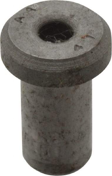 Value Collection - Type H, No. 41 Inside Diam, Head, Press Fit Drill Bushing - 13/64" Body Outside Diam, 3/8" Length Under Head, Steel - Benchmark Tooling