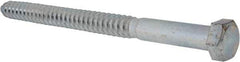 Value Collection - 3/4" Screw, 10" Length Under Head, Steel, Hex Head Lag Screw - Zinc Plated, Grade 2 - Benchmark Tooling