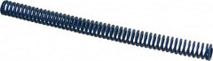 Associated Spring Raymond - 1/2" Hole Diam, 9/32" Rod Diam, 6-1/2" Free Length, Blue Die Spring - 45.5 Lb Max Deflection, 3.25" Max Deflection, Medium Duty, Chromium Alloy Steel - Benchmark Tooling