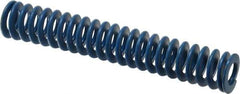 Associated Spring Raymond - 3/4" Hole Diam, 3/8" Rod Diam, 4-1/2" Free Length, Blue Die Spring - 144 Lb Max Deflection, 2.25" Max Deflection, Medium Duty, Chromium Alloy Steel - Benchmark Tooling