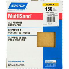 11″ × 9″ Multisand Paper Sheet 150 Grit Fine Aluminum Oxide - Benchmark Tooling