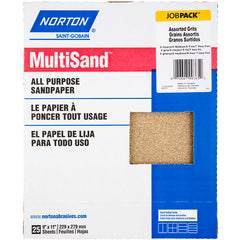 11″ × 9″ Multisand A211/A213/A212 Paper Sheet Aluminum Oxide - Benchmark Tooling