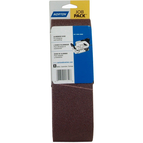 3″ × 18″ Metalite R215 Portable Belt 80 Grit Aluminum Oxide - Benchmark Tooling